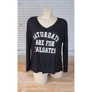 Moa Moa Saturday's Are For Tailgates Top Size Large